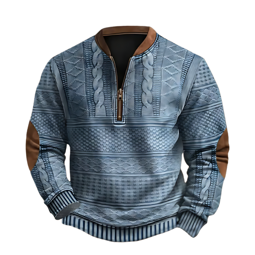 Emil - Vintage Knit Zip Sweatshirt