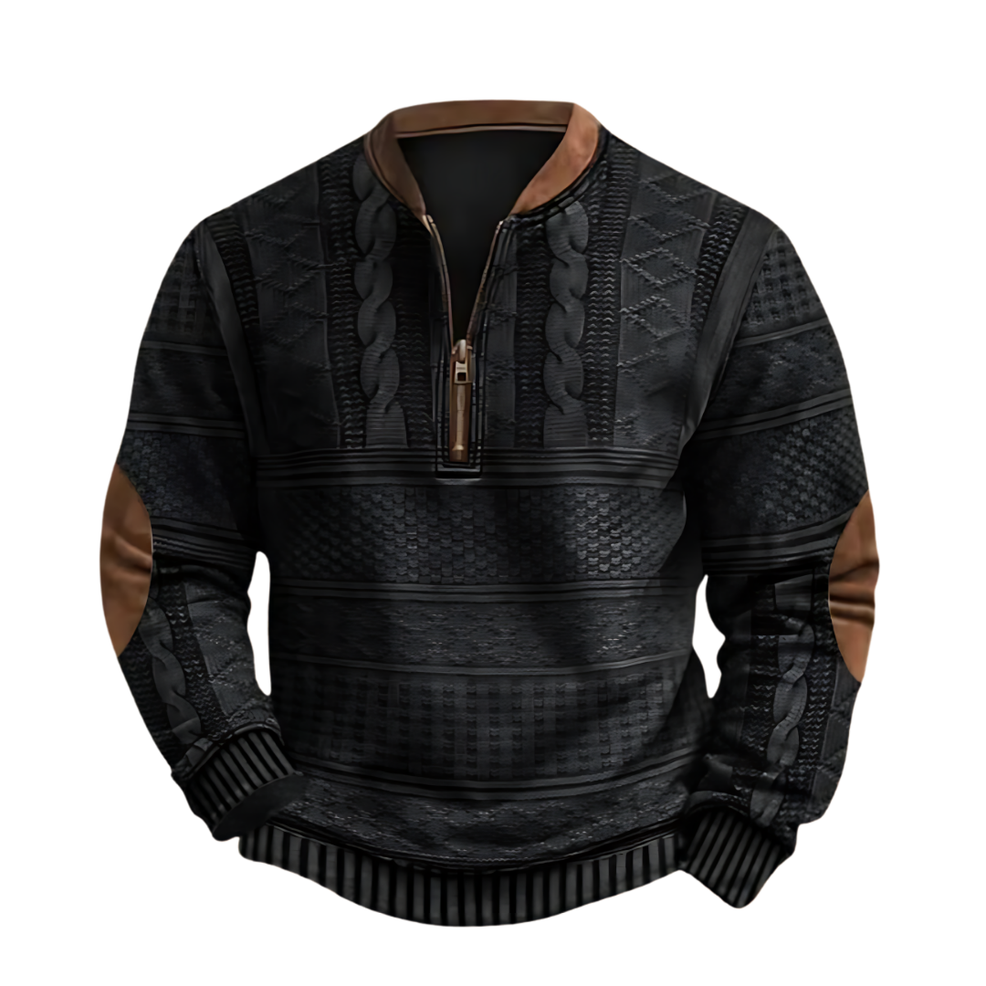 Emil - Vintage Knit Zip Sweatshirt
