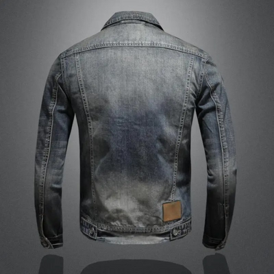 Titan - Rå Denimjakke Med Stil