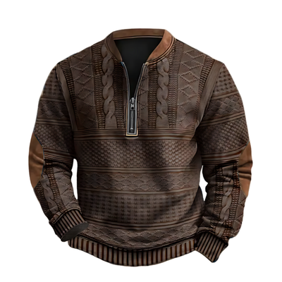 Emil - Vintage Knit Zip Sweatshirt