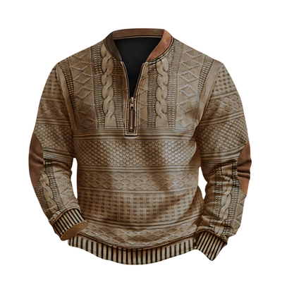 Emil - Vintage Knit Zip Sweatshirt
