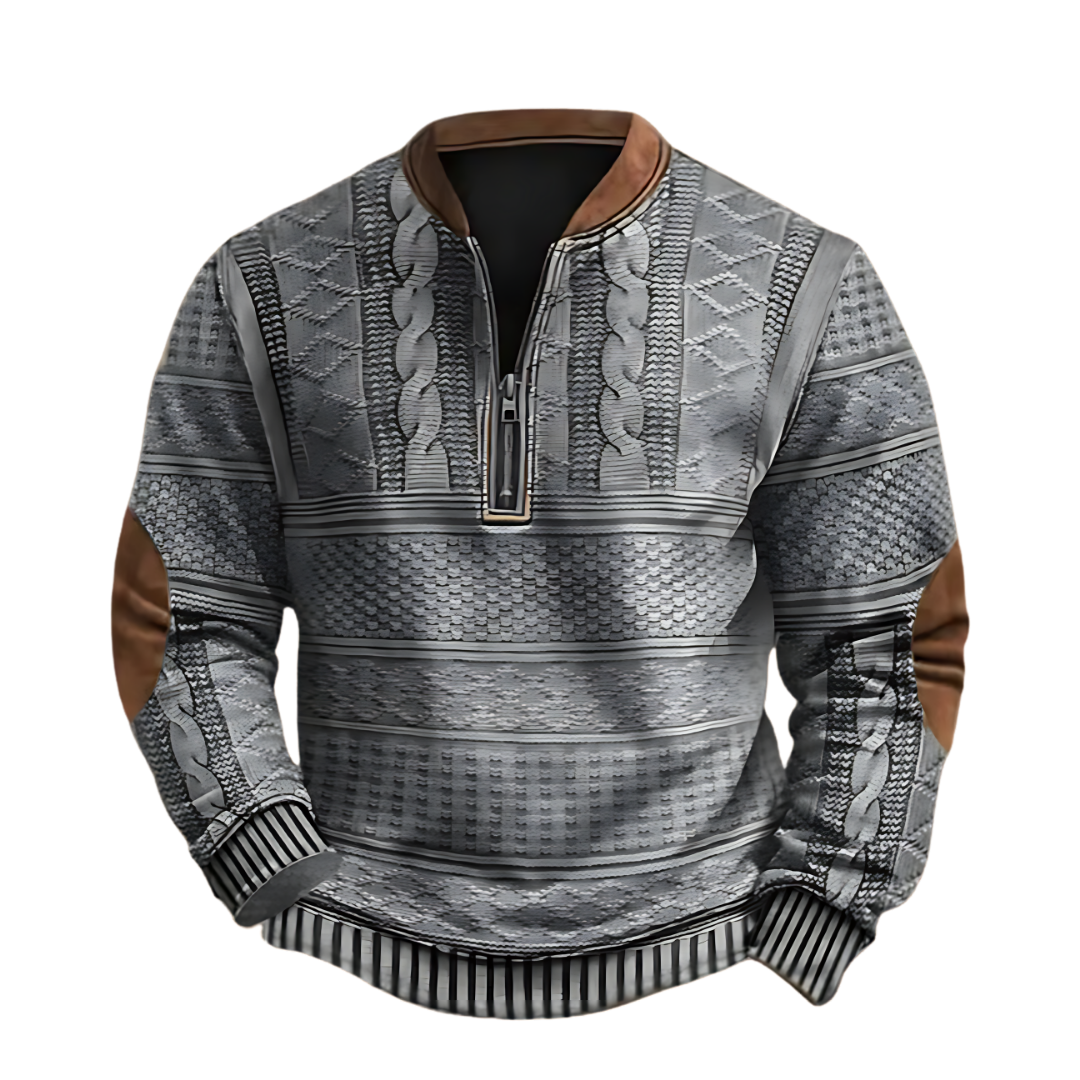 Emil - Vintage Knit Zip Sweatshirt