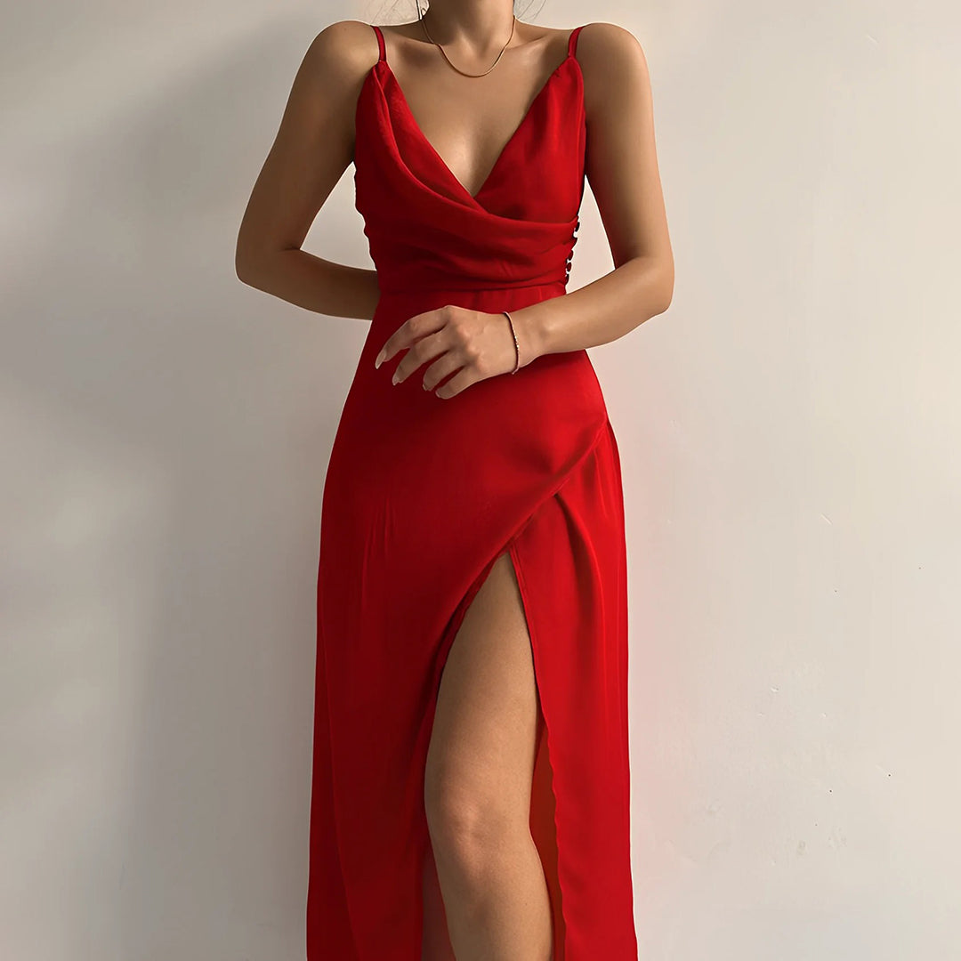 Victoria - Elegant Stropløs Kjole